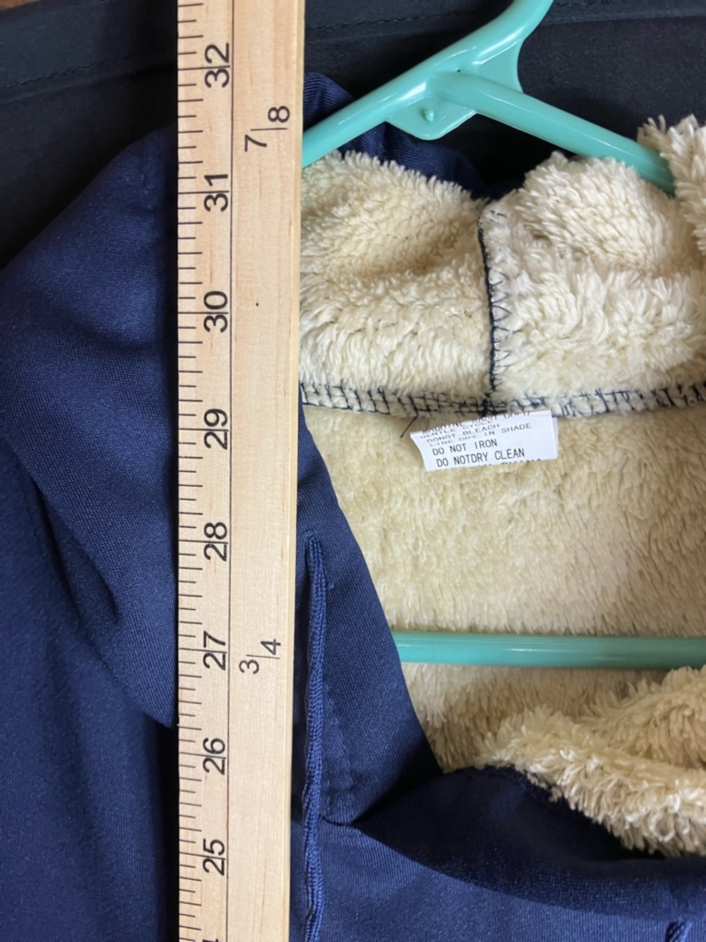 Kansas City Football Sherpa-Lined Hoodie - Navy Blue - Picture 5 of 8